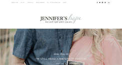 Desktop Screenshot of jennifershopeblog.com